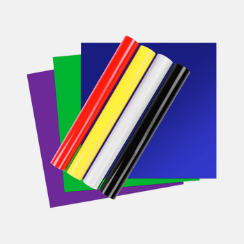 Glossy Permanent Adhesive Vinyl Sheet -12"x12" 7 Pack